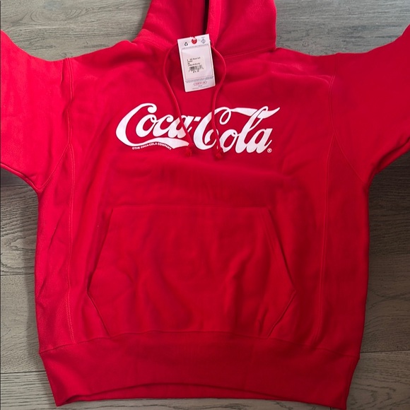 NWT Coca-Cola Champion Reverse Weave Unisex Hoodie - Picture 7 of 8